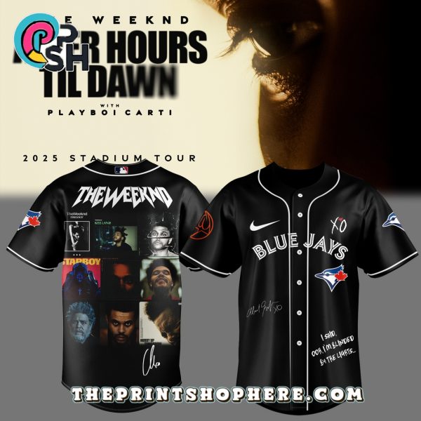 Toronto Blue Jays x The Weeknd After Hours Till Dawn Tour Jersey