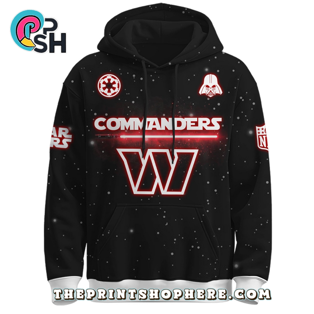 Washington Commanders x Star Wars Apparel Hoodie, Long Pants Washington Commanders x Star Wars Apparel Hoodie, Long Pants
