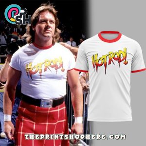 White Rowdy Roddy Piper Hot Rod Shirt