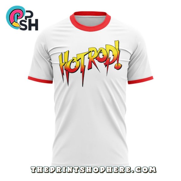 White Rowdy Roddy Piper Hot Rod Shirt