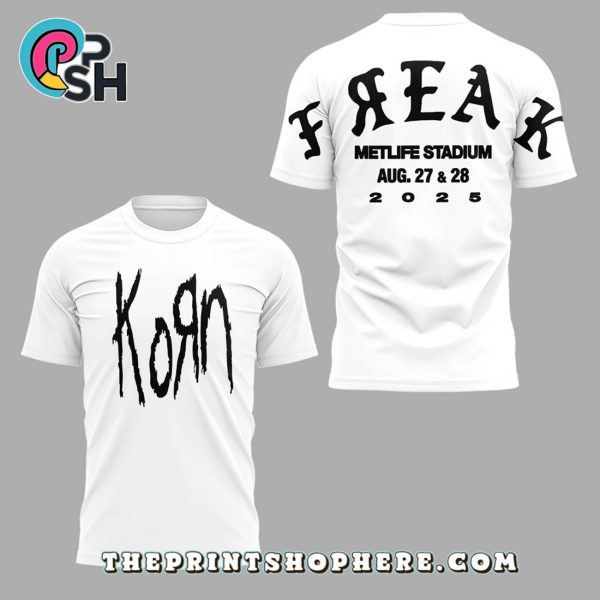 2025 System of a Down x Korn White Hoodie