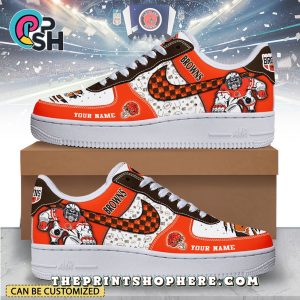 Cleveland Browns Air Low-Top Sneakers Shoes
