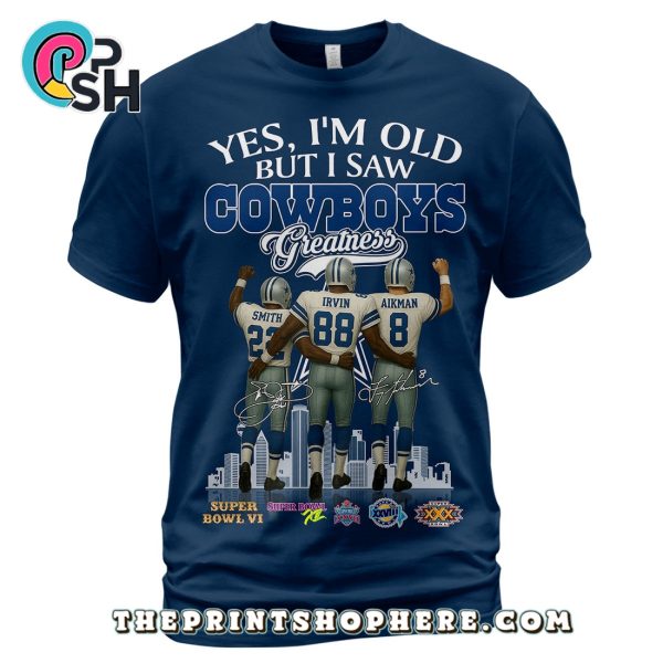 Dallas Cowboys 3 Legends T-Shirt