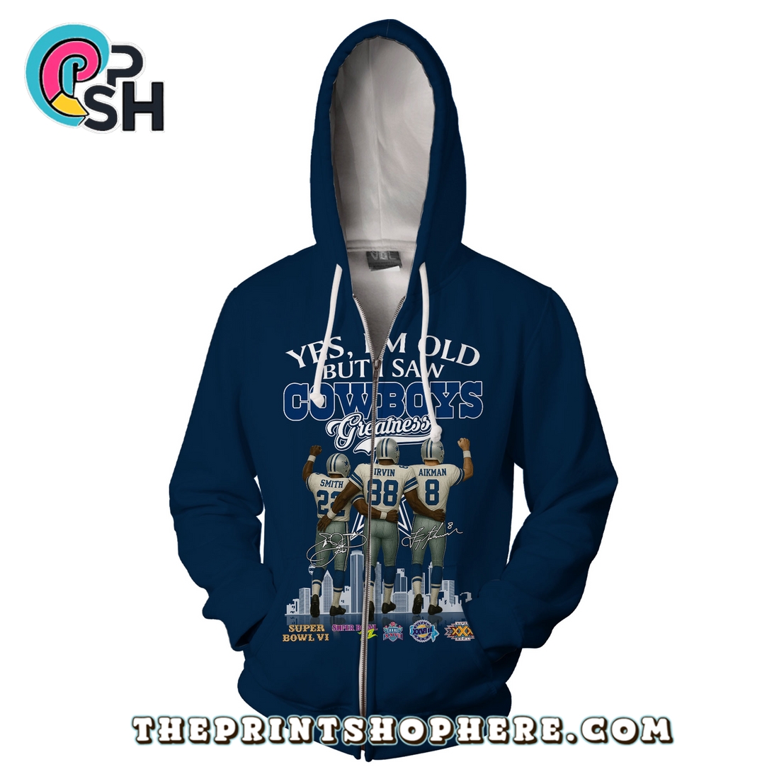 Dallas Cowboys 3 Legends T-Shirt Dallas Cowboys 3 Legends T-Shirt
