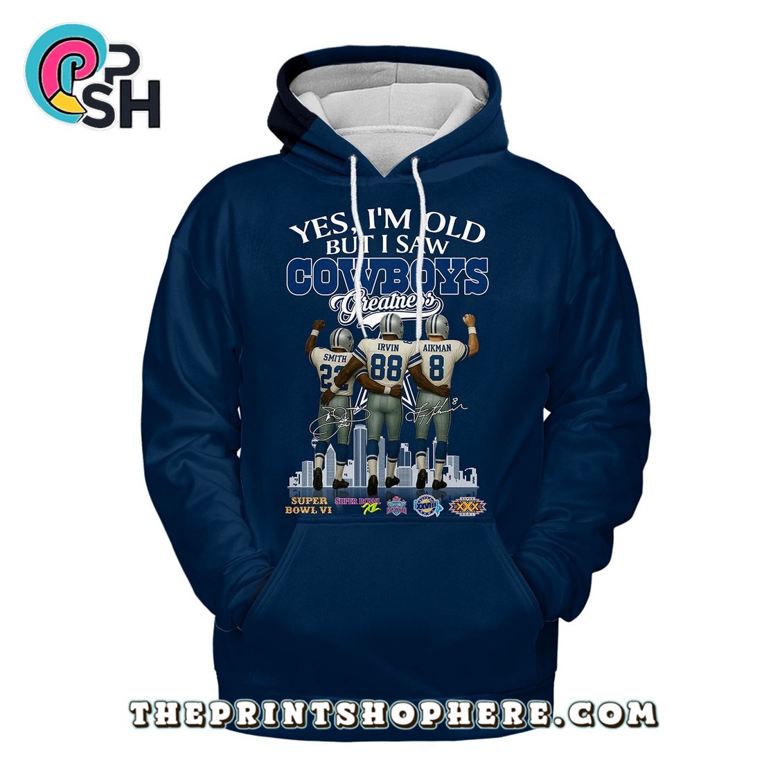 Dallas Cowboys 3 Legends T-Shirt Dallas Cowboys 3 Legends T-Shirt