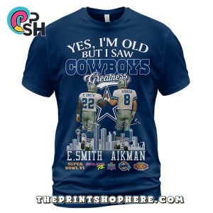Dallas Cowboys Emmitt Smith Troy Aikman T-Shirt