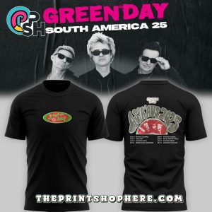 Green Day 2025 The Saviors Tour Black Hoodie