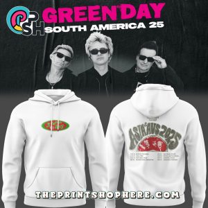 Green Day 2025 The Saviors Tour White Hoodie, Pants Green Day 2025 The Saviors Tour White Hoodie, Pants