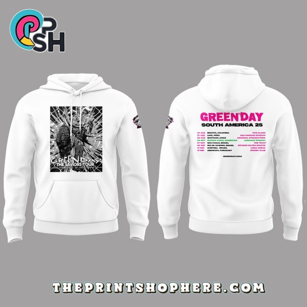 Green Day The Saviors Tour 2025 Hoodie