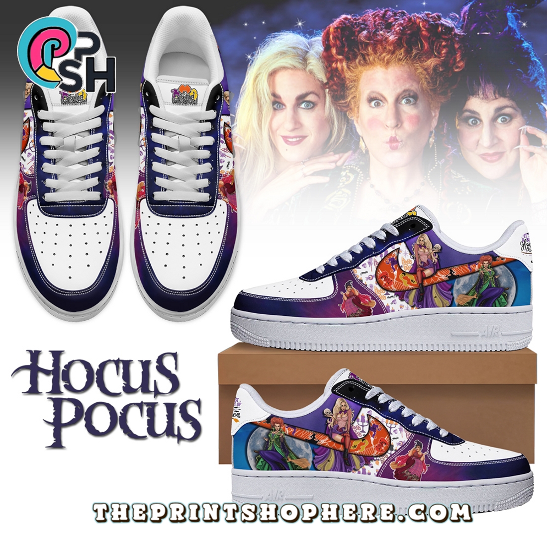 Hocus Pocus x Halloween 2025 Air Low-Top Sneakers Shoes Hocus Pocus x Halloween 2025 Air Low-Top Sneakers Shoes