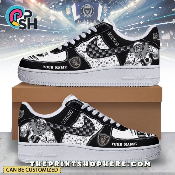 Las Vegas Raiders Air Low-Top Sneakers Shoes