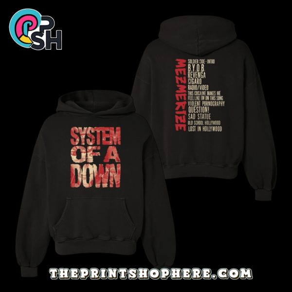 Mezmerize System of a Down Black Hoodie