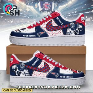 New England Patriots Air Low-Top Sneakers Shoes