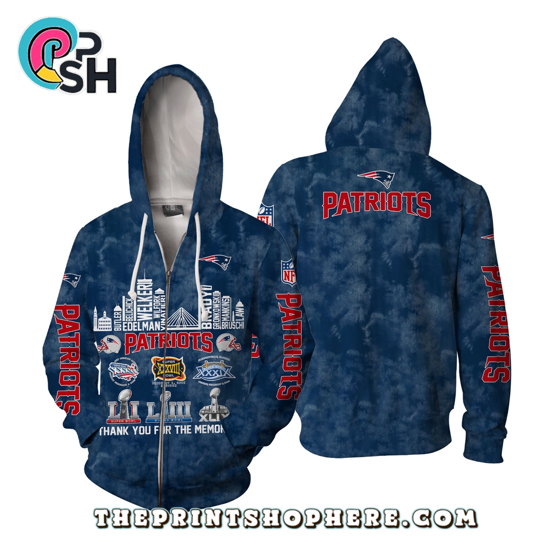 New England Patriots The Legends Super Bowl T-Shirt New England Patriots The Legends Super Bowl T-Shirt