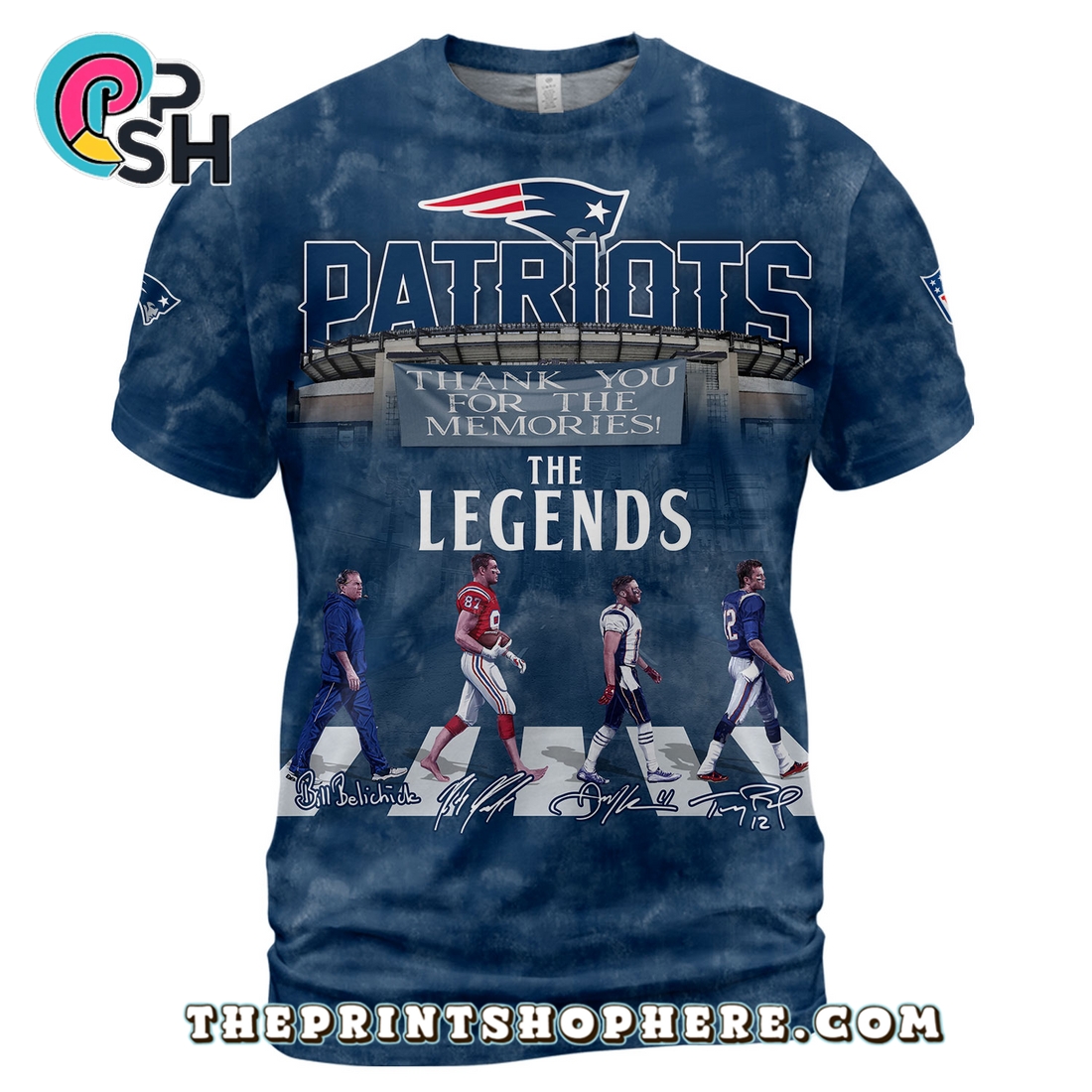 New England Patriots The Legends T-Shirt New England Patriots The Legends T-Shirt