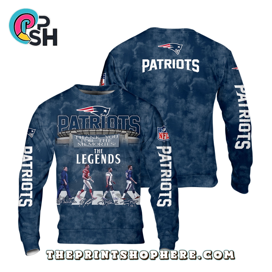 New England Patriots The Legends T-Shirt New England Patriots The Legends T-Shirt