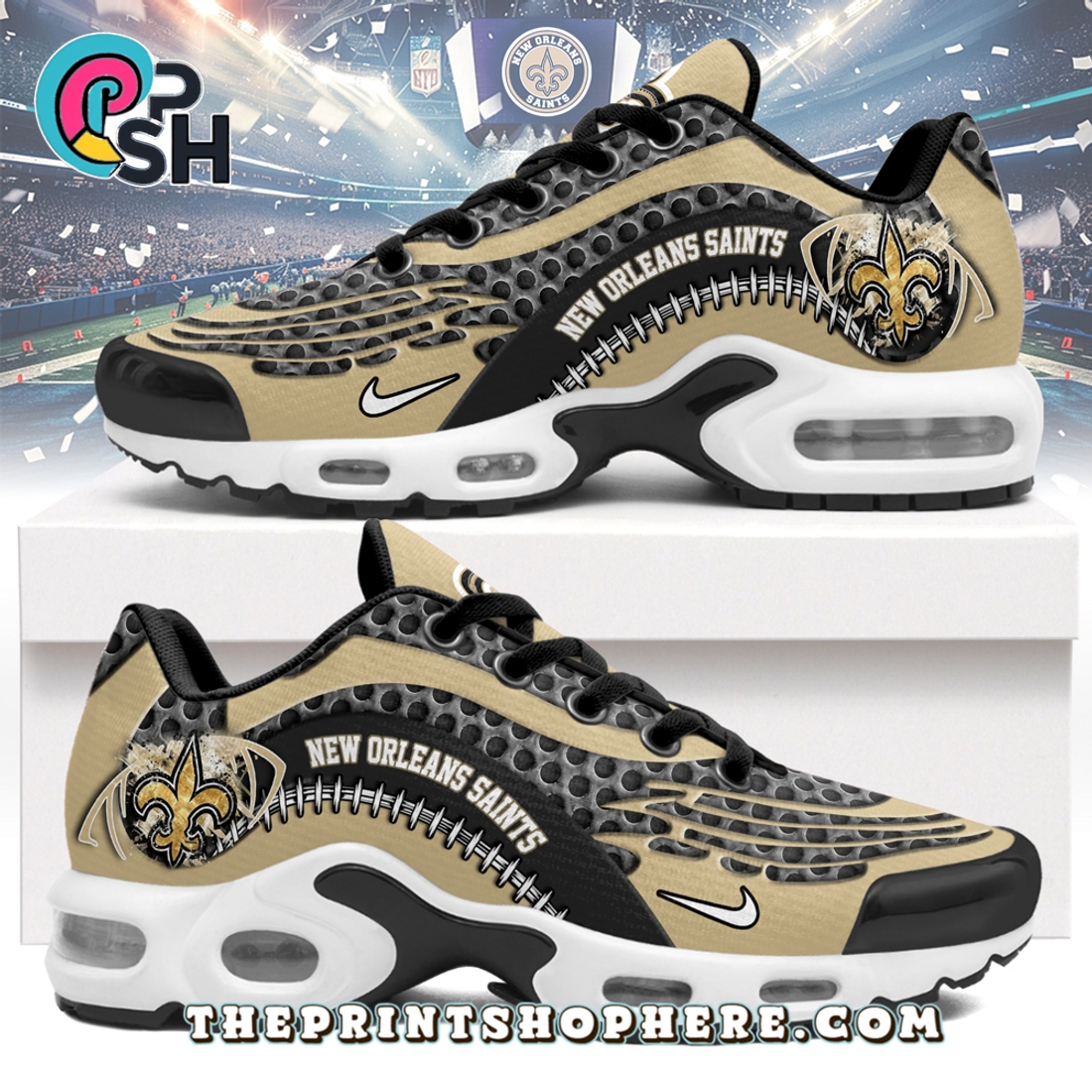 New Orleans Saints TN Shoes Sneakers For Men And Women New Orleans Saints TN Shoes Sneakers For Men And Women