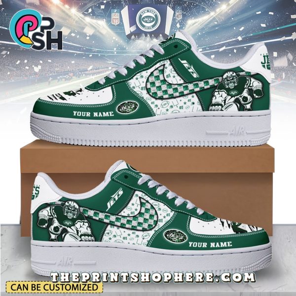 New York Jets Air Low-Top Sneakers Shoes