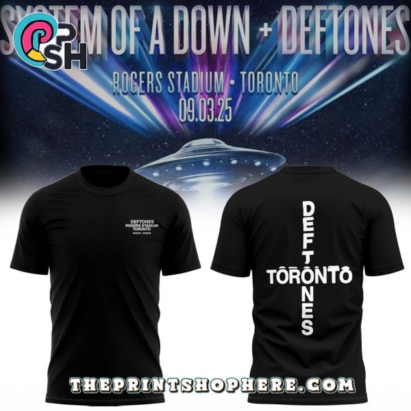 SOAD x Deftones 2025 Tour Black Hoodie