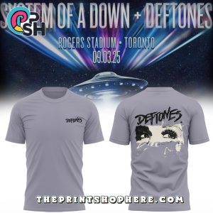 SOAD x Deftones 2025 Tour Grey Hoodie