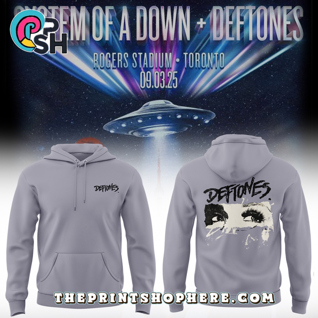 SOAD x Deftones 2025 Tour Grey Hoodie, Pants SOAD x Deftones 2025 Tour Grey Hoodie, Pants