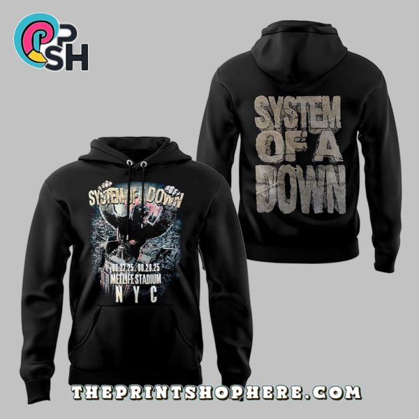 System of a Down and Korn Black Hoodie