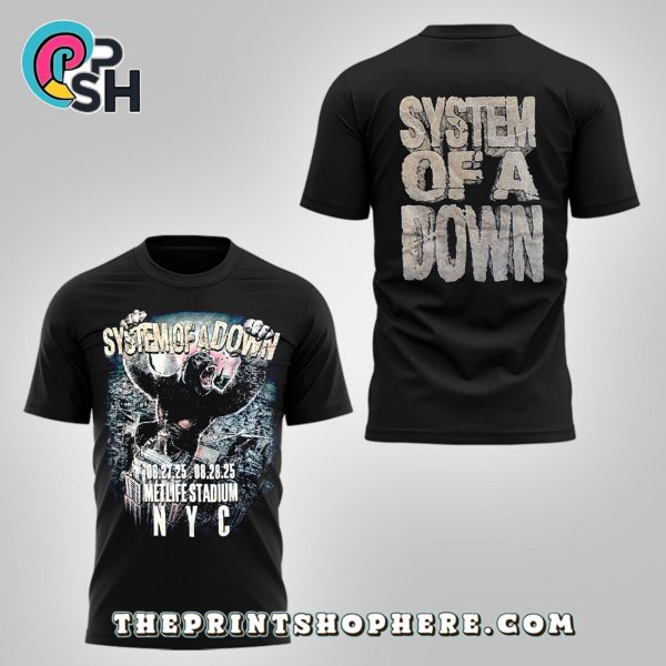 System of a Down and Korn Black Hoodie