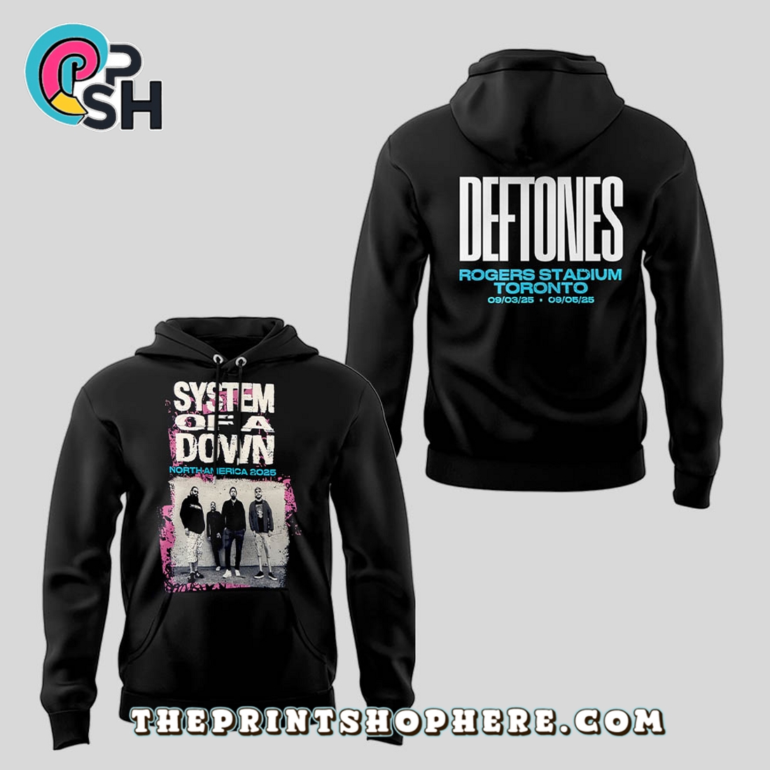 System of a Down Rogers Stadium Toronto Hoodie System of a Down Rogers Stadium Toronto Hoodie