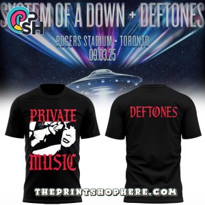 System of a Down x Deftones Private Music Hoodie