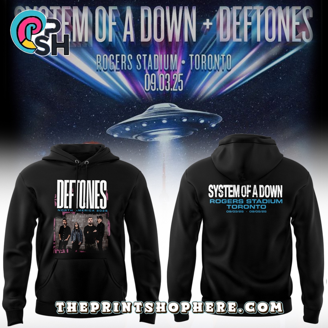System of a Down x Deftones Tour 2025 Hoodie, Pants System of a Down x Deftones Tour 2025 Hoodie, Pants