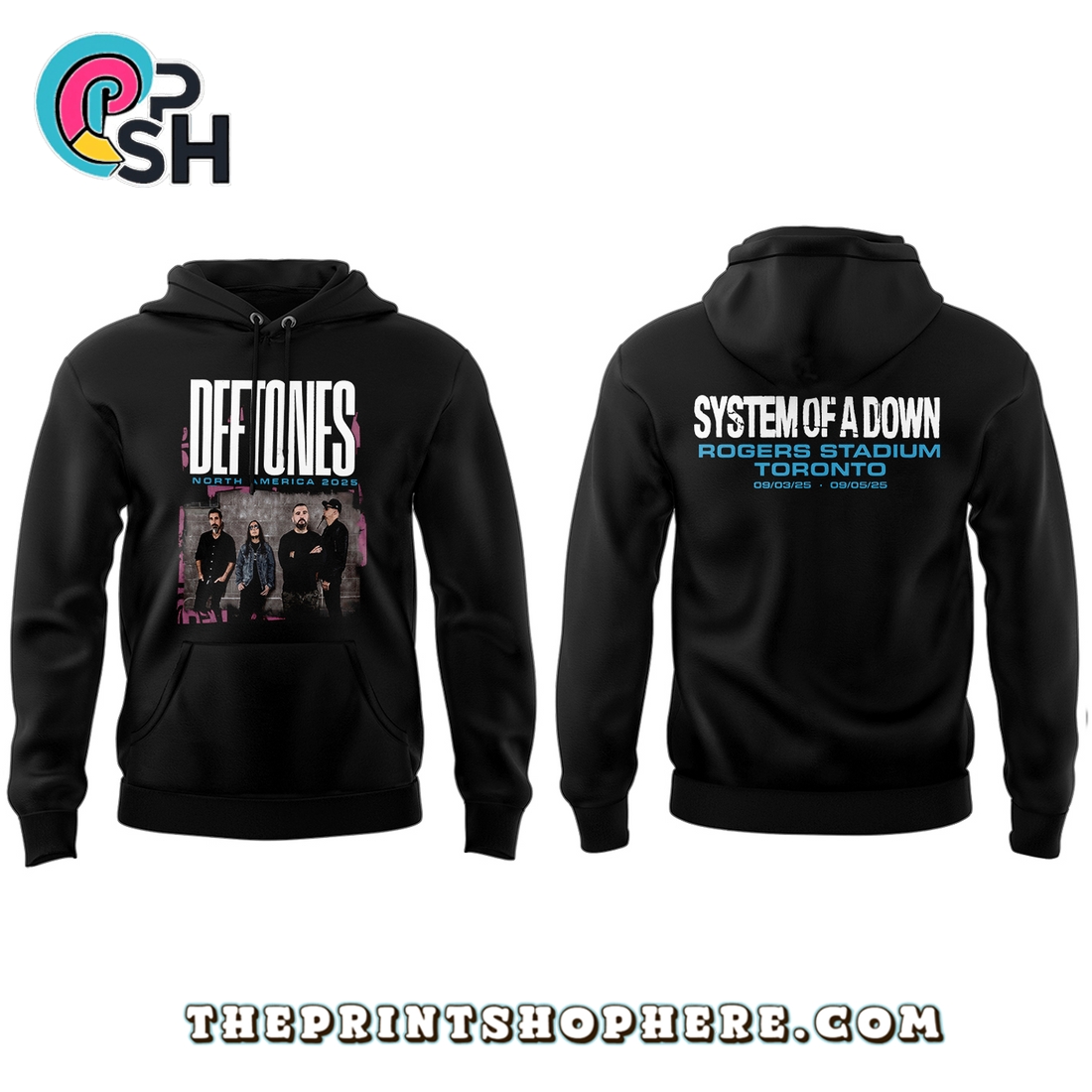 System of a Down x Deftones Tour 2025 Hoodie, Pants System of a Down x Deftones Tour 2025 Hoodie, Pants