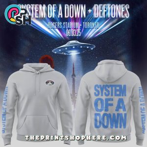 System of a Down x Deftones Tour Grey Hoodie