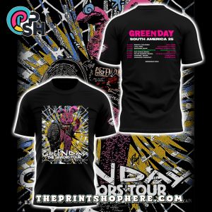 The Saviors Tour 2025 Green Day Pullover Hoodie