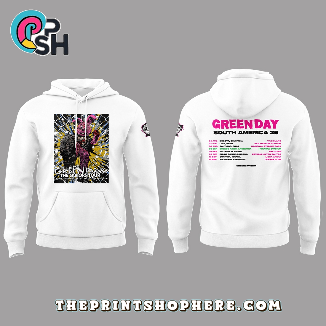 The Saviors Tour Green Day Hoodie, Pants The Saviors Tour Green Day Hoodie, Pants