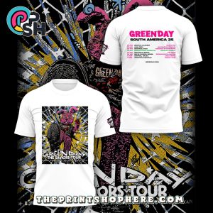 The Saviors Tour Green Day White Hoodie