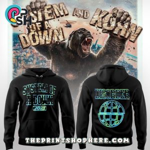 Toxicity System of a Down Black Hoodie 2025