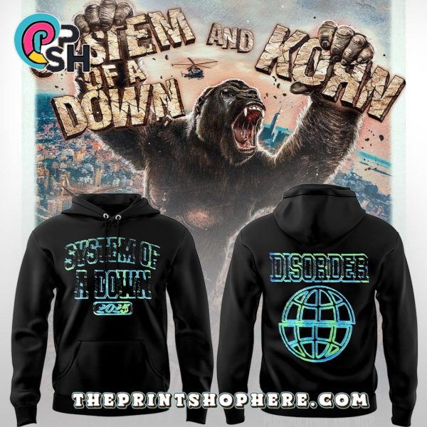 Toxicity System of a Down Black Hoodie 2025