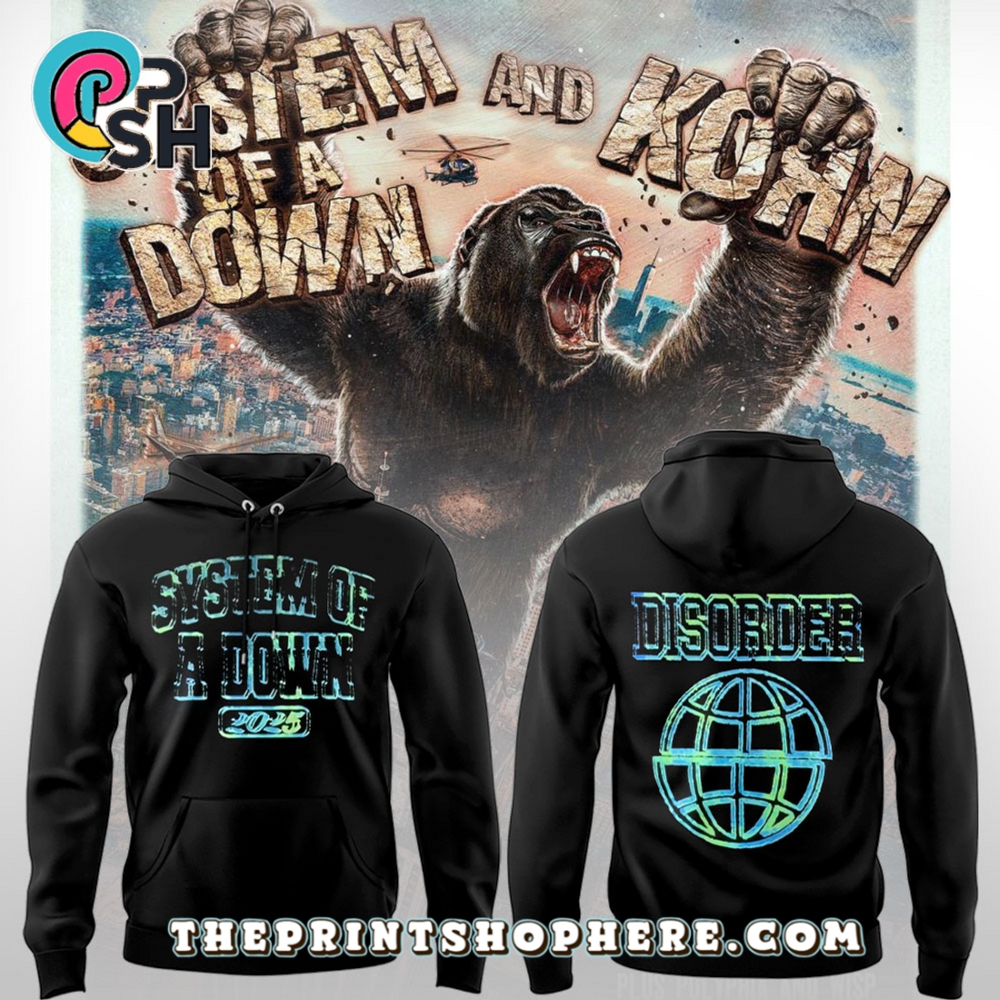 Toxicity System of a Down Black Hoodie 2025 Toxicity System of a Down Black Hoodie 2025