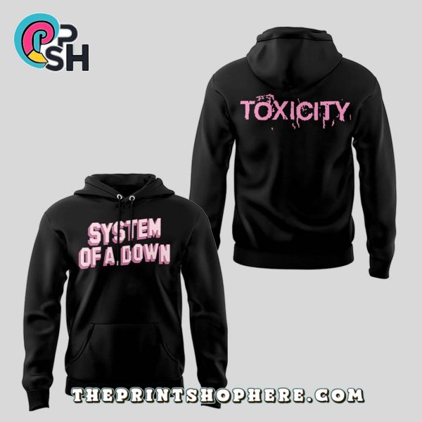 Toxicity System of a Down x Deftones Black Hoodie