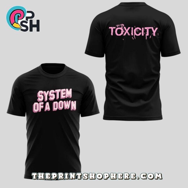 Toxicity System of a Down x Deftones Black Hoodie