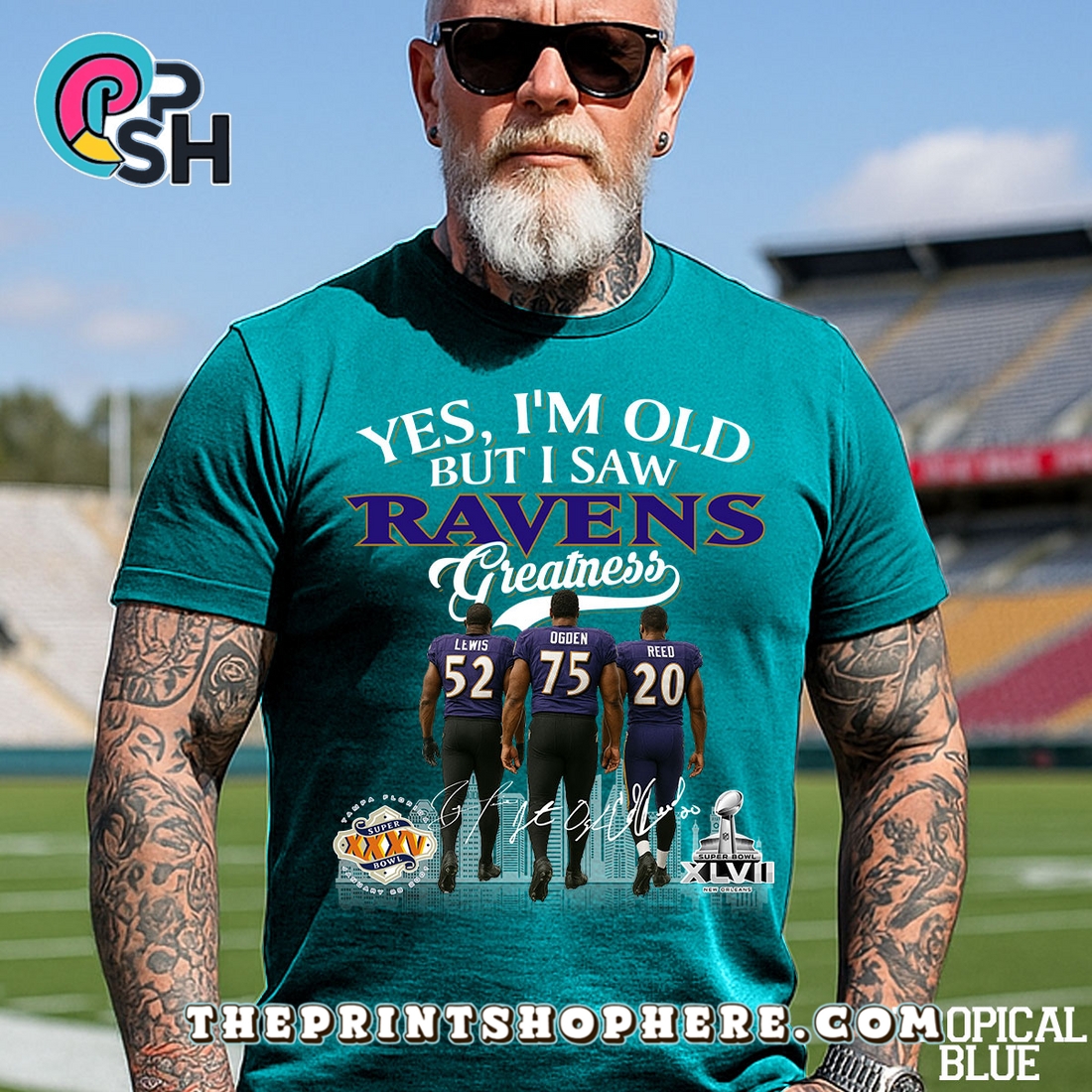 Yes, Old But I Saw Baltimore Ravens Greatness T-Shirt Yes, Old But I Saw Baltimore Ravens Greatness T-Shirt