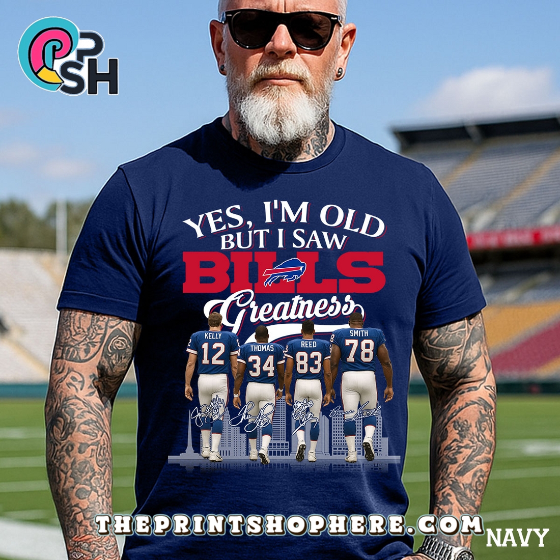 Yes, Old But I Saw Buffalo Bills Greatness T-Shirt Yes, Old But I Saw Buffalo Bills Greatness T-Shirt