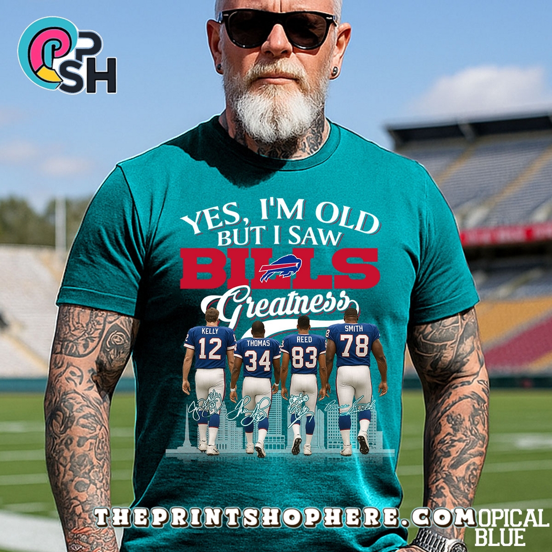 Yes, Old But I Saw Buffalo Bills Greatness T-Shirt Yes, Old But I Saw Buffalo Bills Greatness T-Shirt