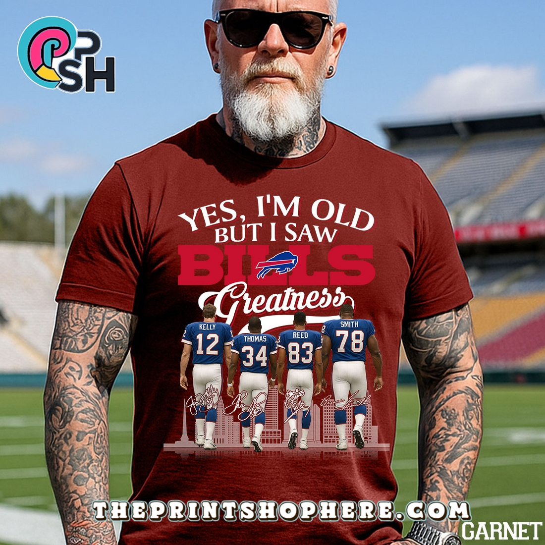 Yes, Old But I Saw Buffalo Bills Greatness T-Shirt Yes, Old But I Saw Buffalo Bills Greatness T-Shirt
