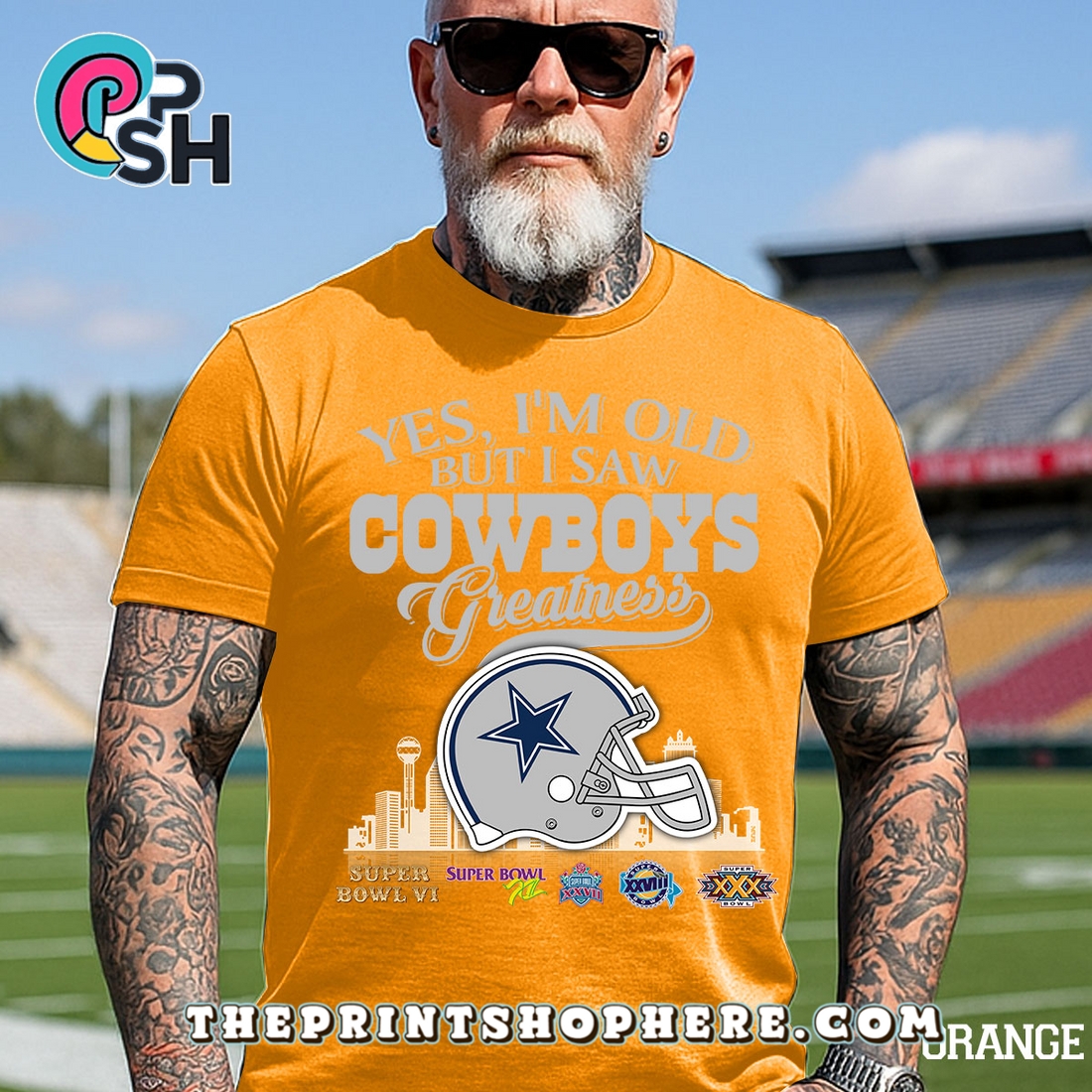Yes, Old But I Saw Dallas Cowboys Greatness T-Shirt Yes, Old But I Saw Dallas Cowboys Greatness T-Shirt