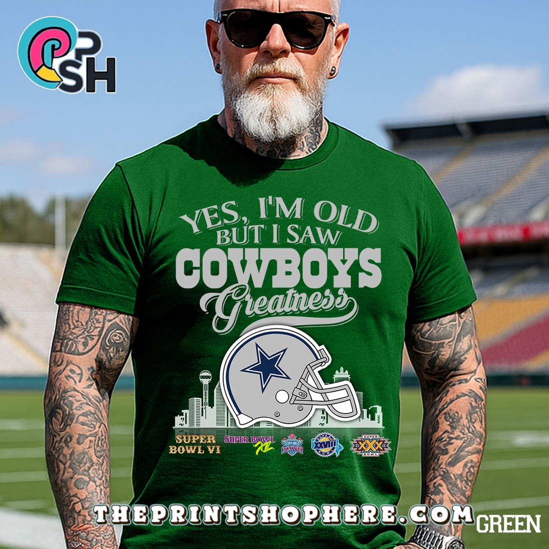 Yes, Old But I Saw Dallas Cowboys Greatness T-Shirt Yes, Old But I Saw Dallas Cowboys Greatness T-Shirt