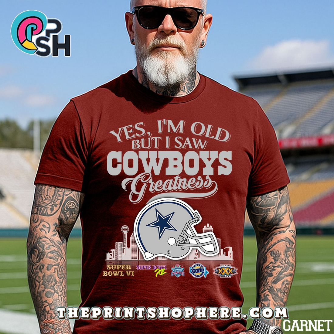Yes, Old But I Saw Dallas Cowboys Greatness T-Shirt Yes, Old But I Saw Dallas Cowboys Greatness T-Shirt