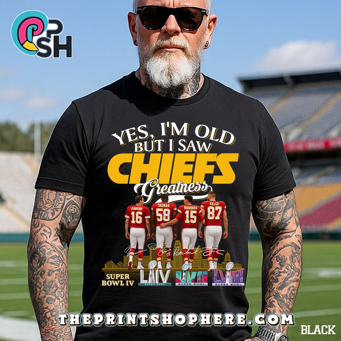 Yes, Old But I Saw Kansas City Chiefs Greatness T-Shirt Yes, Old But I Saw Kansas City Chiefs Greatness T-Shirt