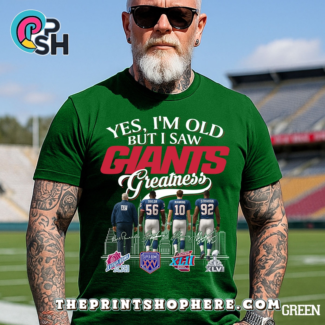 Yes, Old But I Saw New York Giants Greatness T-Shirt Yes, Old But I Saw New York Giants Greatness T-Shirt