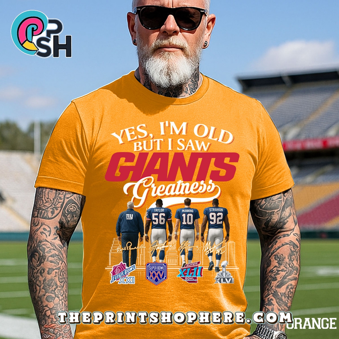 Yes, Old But I Saw New York Giants Greatness T-Shirt Yes, Old But I Saw New York Giants Greatness T-Shirt